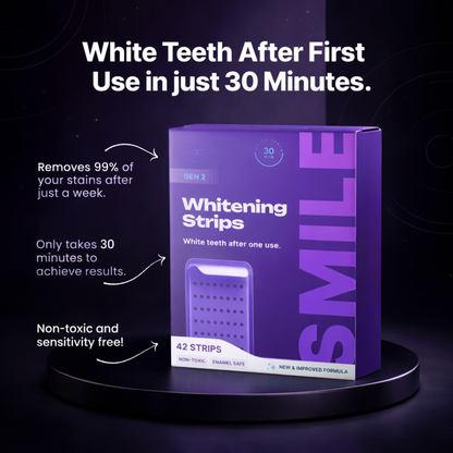 Purple Whitening Strips – 14 Pack